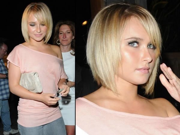 inverted bob with bangs. the inverted bob style